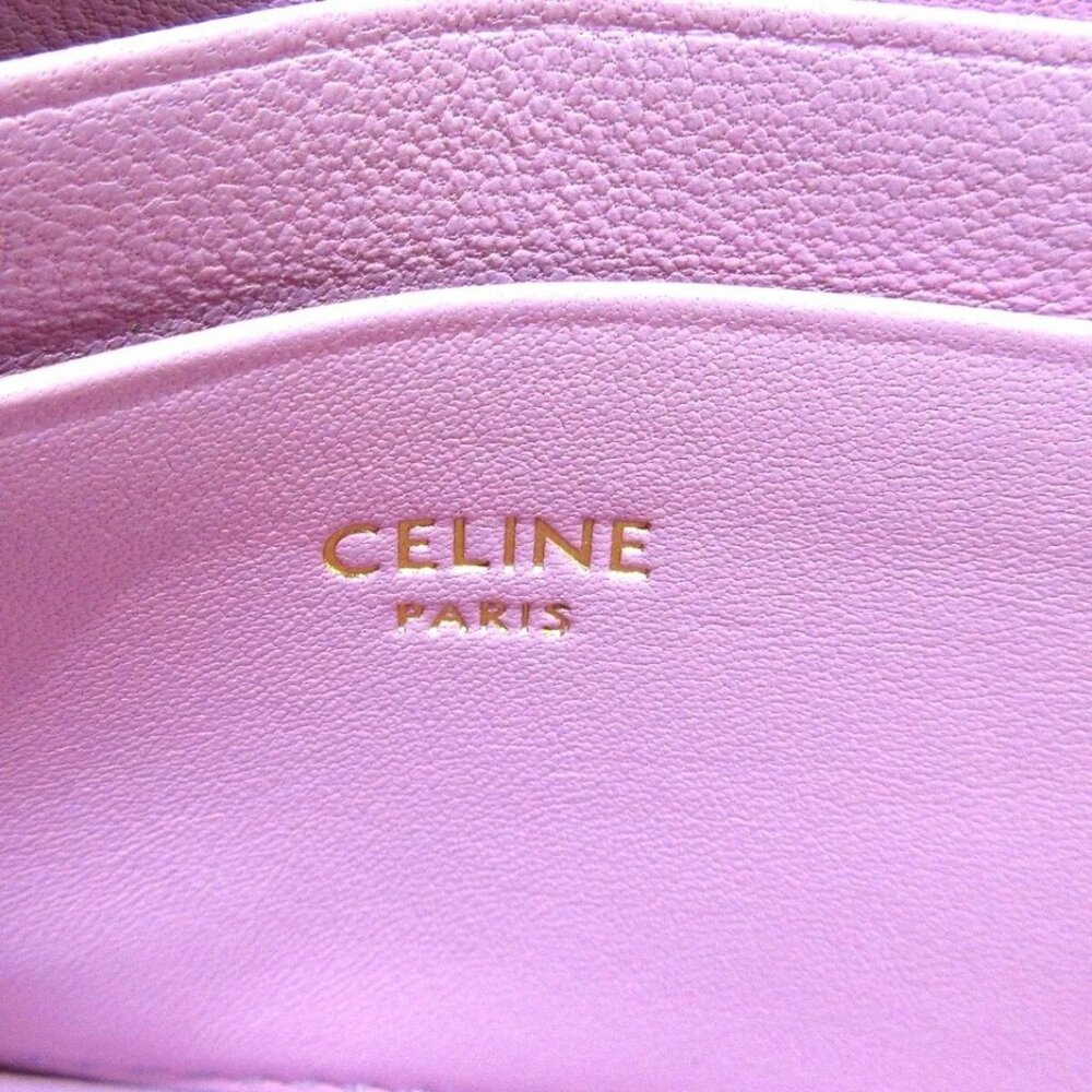Auth CELINE - Orange Leather Coin Case - Picture 14 of 16